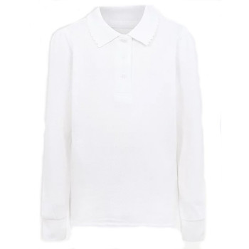 Tricou polo maneca lunga fete scoala George 319