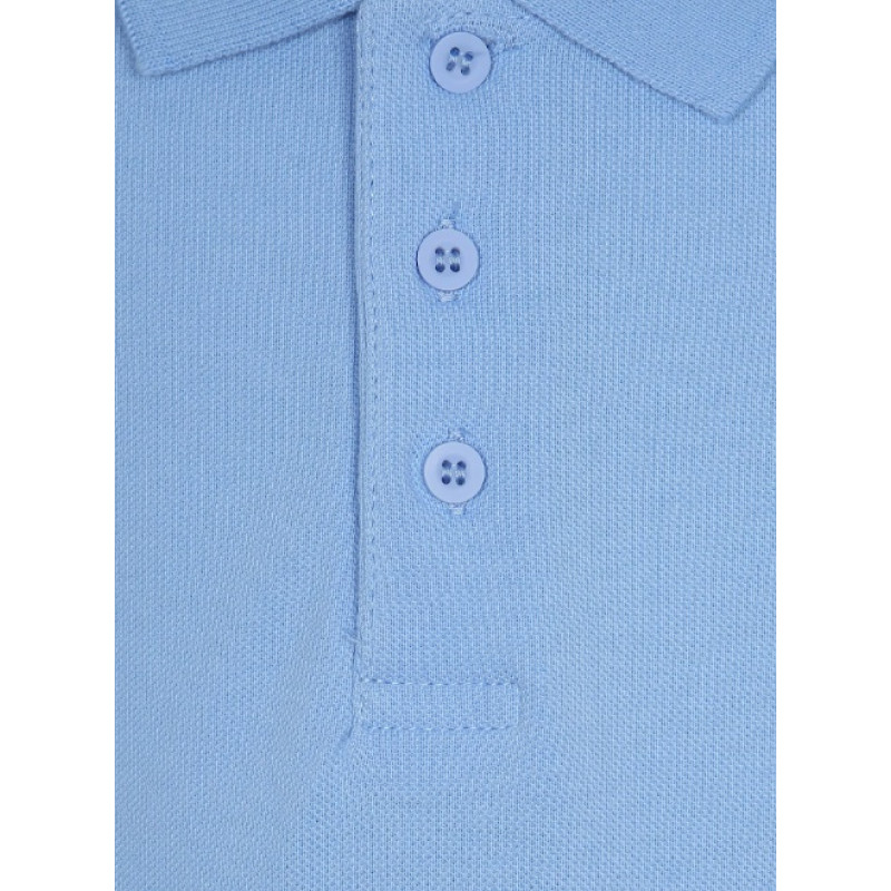 Tricou polo scoala maneca lunga baiat bleu George 5069