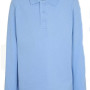 Tricou polo scoala maneca lunga baiat bleu George 5069
