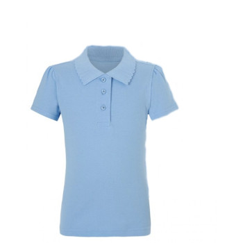 Tricou polo scoala fete bleu George 5419