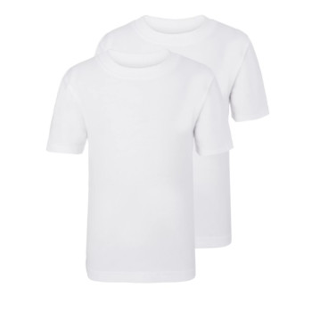 Tricou scoala alb George-22