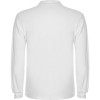 Tricou polo scoala maneca lunga alb unisex Roly Estrella 6635