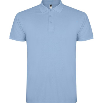 Tricou polo scoala bleu unisex Roly Star 6638-1