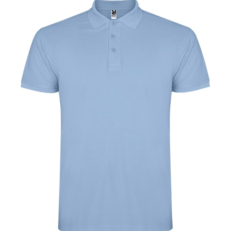 Tricou polo scoala bleu unisex Roly Star 6638-1