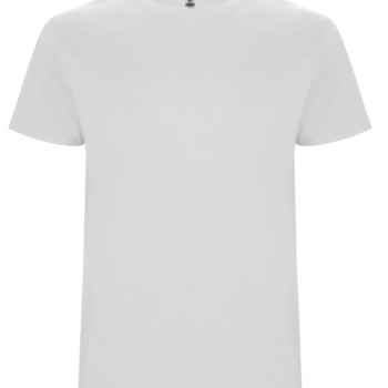 Tricou alb scoala unisex Roly Stafford 6681
