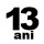 13 ani